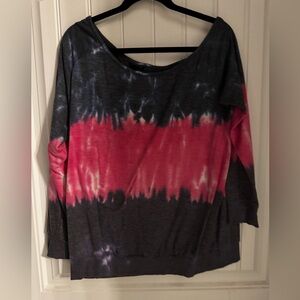 Maurice’s tie dye sweatshirt.